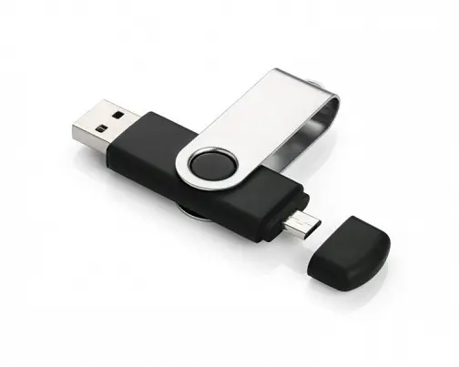 Klasyczny czarny pendrive