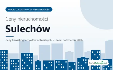 Ceny mieszkań w mieście Sulechów — październik 2026