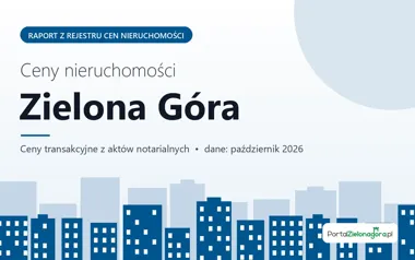 Ceny mieszkań w Zielonej Górze — październik 2026