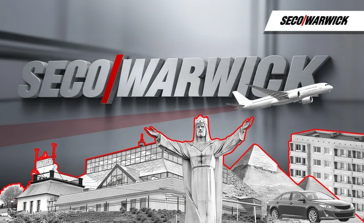 Zdjęcie obrazuje grafikę reklamową świebodzińskiego zakładu SECO/WARWICK