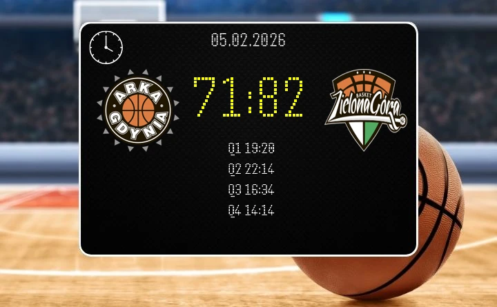 Zastal przełamuje Arkę w Gdyni — ważne zwycięstwo gości w Orlen Basket Liga