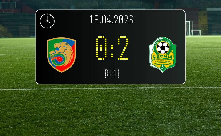 [PIŁKA NOŻNA] Betclic 3. Liga Grupa 3 (Grupa III) – Miedź Legnica II – Lechia Zielona Góra 0:2