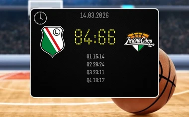 [KOSZYKÓWKA] Legia potwierdza formę – 84:66 nad ORLEN Zastal Zielona Góra w Orlen Basket Lidze