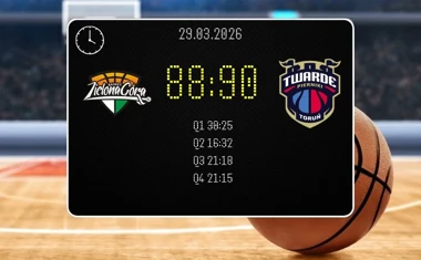 [KOSZYKÓWKA] Zastal przegrał z Twardymi Piernikami 88:90 w Orlen Basket Lidze – emocje do samego końca w Zielonej Górze