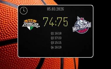 [KOSZYKÓWKA] Zastal minimalnie pokonany przez lidera – King Szczecin wygrywa 75:74 w Orlen Basket Lidze