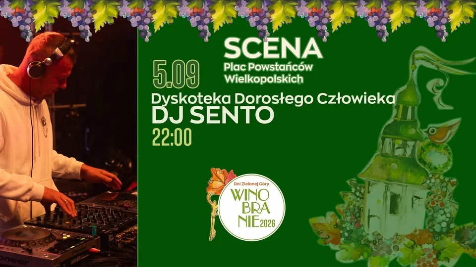 Grafika promocyjna wydarzenia Dyskoteka Dorosłego Człowieka – taneczny wieczór