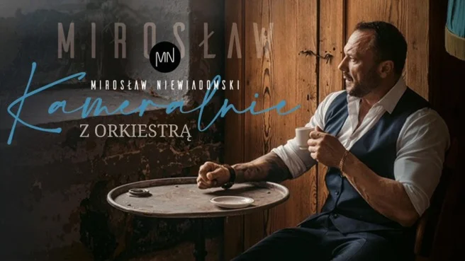 Grafika promocyjna wydarzenia Koncert Mirosława Niewiadomskiego w kameralnym gronie w Zielonej Górze