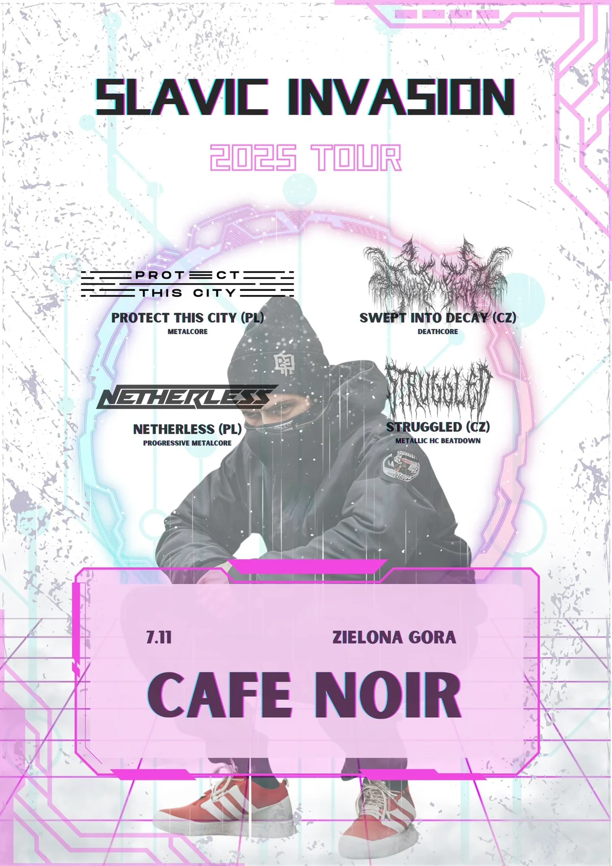 Grafika promocyjna wydarzenia Koncert zespołów metalowych w Zielonej Górze