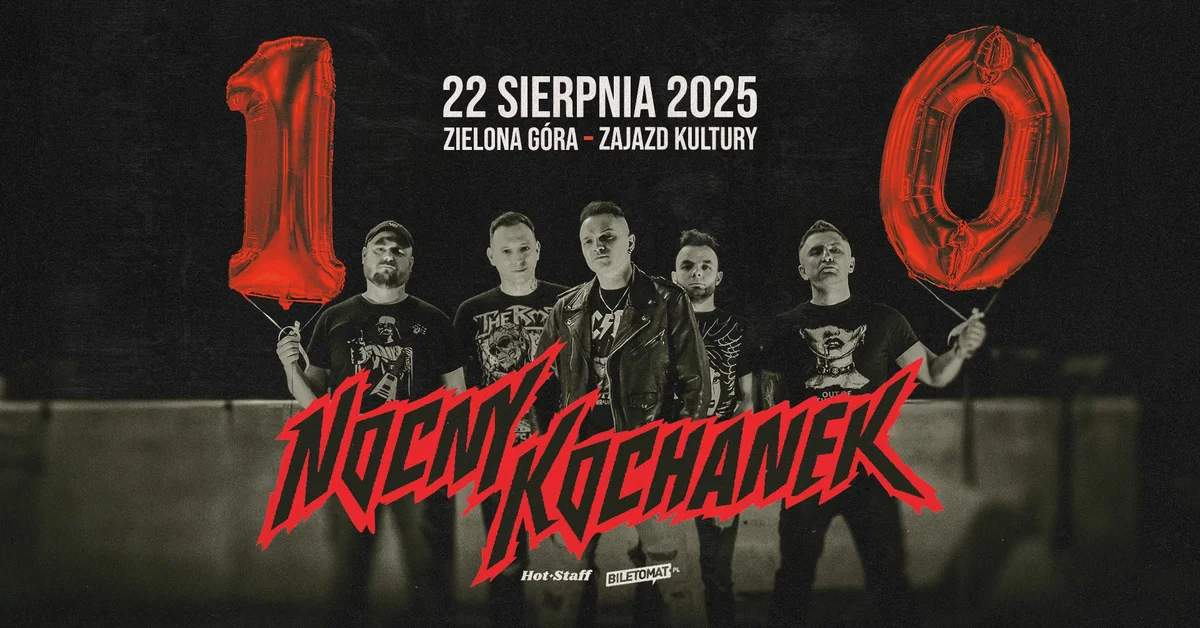 Grafika promocyjna wydarzenia Koncert zespołu Nocny Kochanek w Zielonej Górze
