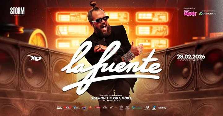 Grafika promocyjna wydarzenia LA FUENTE | X-Demon Zielona Góra — wieczór house, show i trzy parkiety