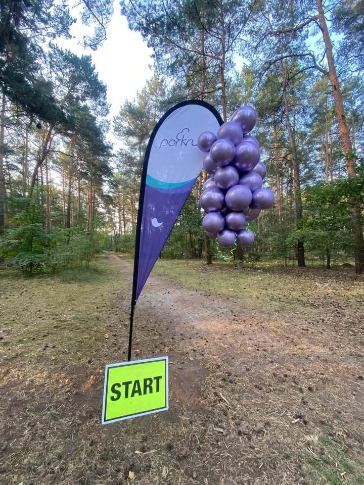 Obrazek przedstawia grafikę promocyjną wydarzenia Poranny bezpłatny bieg i spacer w Zielonej Górze
