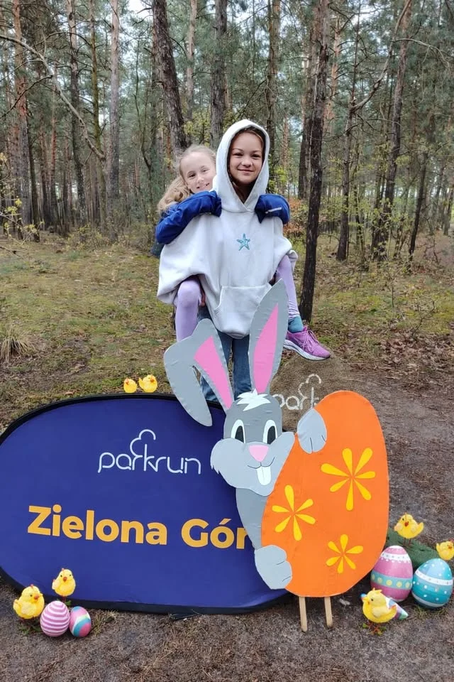 Grafika promocyjna wydarzenia parkrun Zielona Góra #335: sobotni bieg, trucht i spacer dla każdego