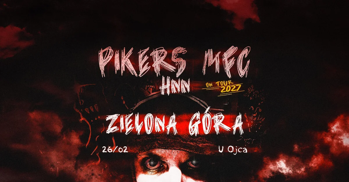 Grafika promocyjna wydarzenia PIKERS x MFC x HNN – wydarzenie w Zielonej Górze