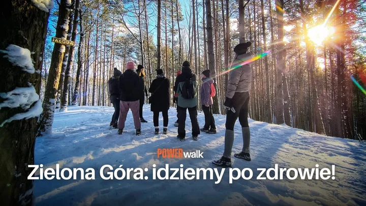 Grafika promocyjna wydarzenia Power Walk - idziemy po zdrowie! — spacer po Wzgórzach Piastowskich, Zielona Góra