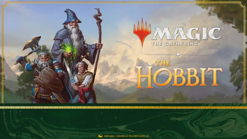 Grafika promocyjna wydarzenia Prerelease The Hobbit w Zielonej Górze