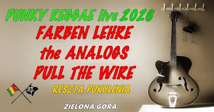 Grafika promocyjna wydarzenia PUNKY REGGAE live 2026 — Zielona Góra (Kawon)
