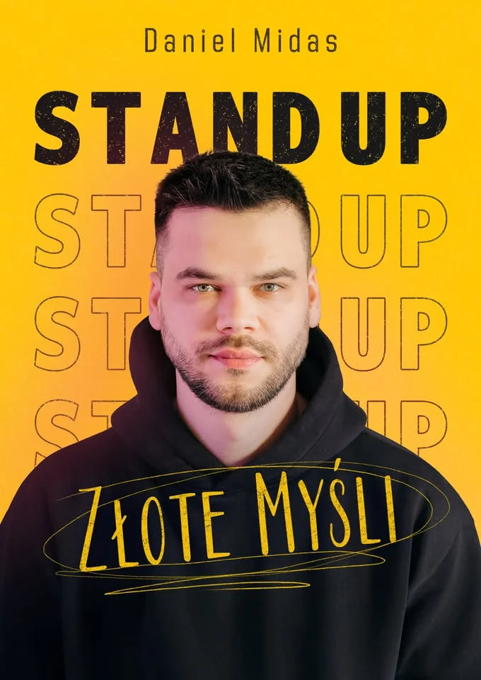 Grafika promocyjna wydarzenia STAND-UP: Daniel Midas — Złote Myśli (Zielona Góra)