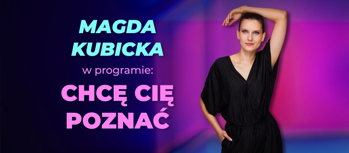 Grafika promocyjna wydarzenia Stand-up z Magdą Kubicką w Zielonej Górze – drugi termin występu