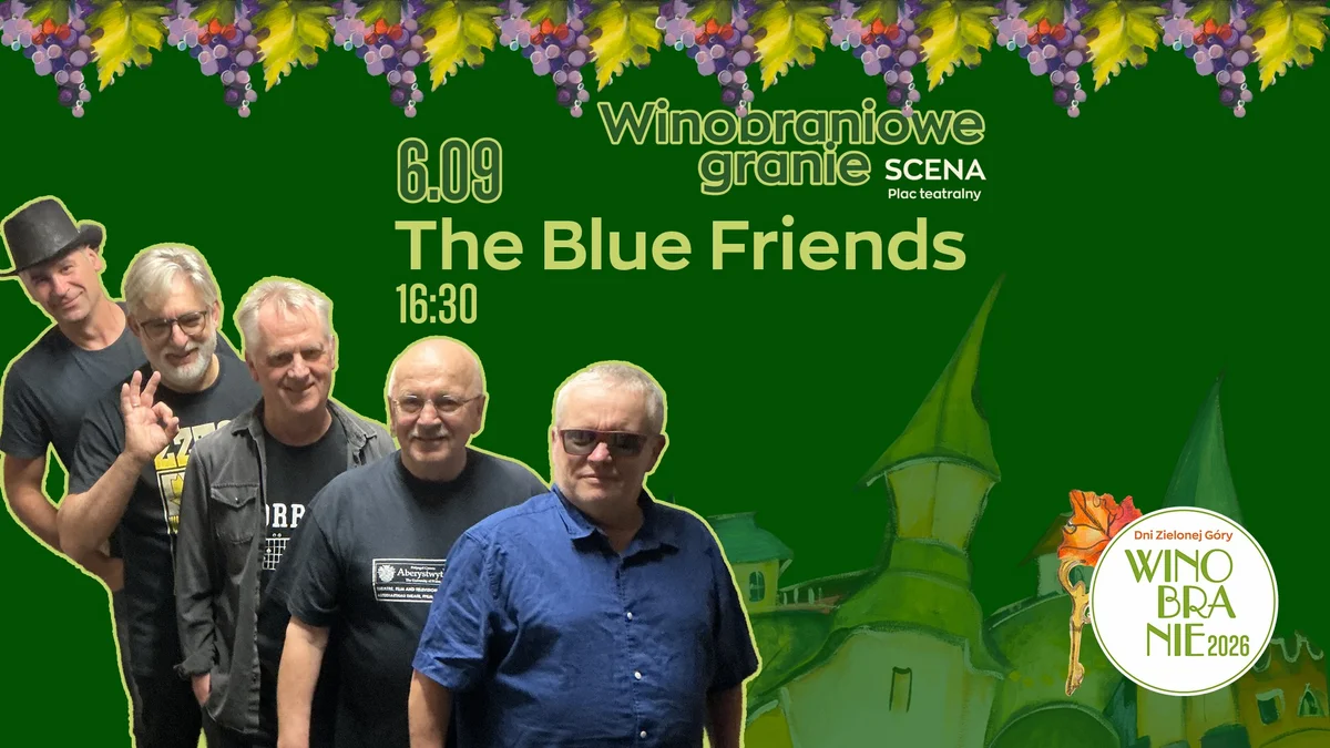 Grafika promocyjna wydarzenia THE BLUES FRIENDS – koncert bluesowy