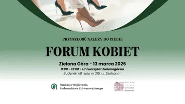 Grafika promocyjna wydarzenia Forum Kobiet 2026 – Zielona Góra: inżynierki, kariera i marka osobista