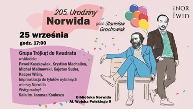 Grafika promocyjna wydarzenia Improwizacja – Grupa Trójkąt do Kwadratu w Zielonej Górze