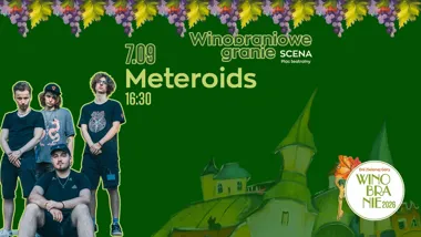 Grafika promocyjna wydarzenia Meteroids – koncert rockowy