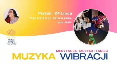 Grafika promocyjna wydarzenia Muzyka Wibracji - United Europe Tour 2026 w Zielonej Górze