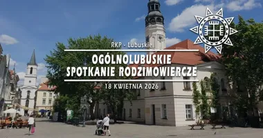 Grafika promocyjna wydarzenia Ogólnolubuskie Spotkanie Rodzimowiercze w Zielonej Górze — otwarte spotkanie o słowiańskich tradycjach