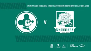 Grafika promocyjna wydarzenia PGE Ekstraliga: Stelmet Falubaz Zielona Góra kontra Krono-Plast Włókniarz Częstochowa