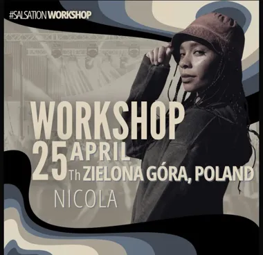 Grafika promocyjna wydarzenia SALSATION® Workshop + Masterclass z SET Nicolą Egwuatu — Zielona Góra III Edition