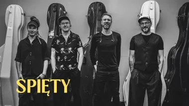 Grafika promocyjna wydarzenia SPIĘTY – nowa płyta „Full H. D.”, koncert w Kawon (19 marca 2026)