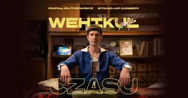Grafika promocyjna wydarzenia Stand-up Zielona Góra — Rafał Rutkowski: „Wehikuł czasu”