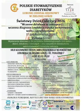 Grafika promocyjna wydarzenia Światowy Dzień Cukrzycy 2026