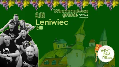 Grafika promocyjna wydarzenia Winobraniowe Granie: Leniwiec