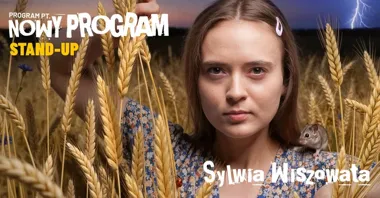 Grafika promocyjna wydarzenia Sylwia Wiszowata — „Nowy program” (stand-up) w Zielonej Górze