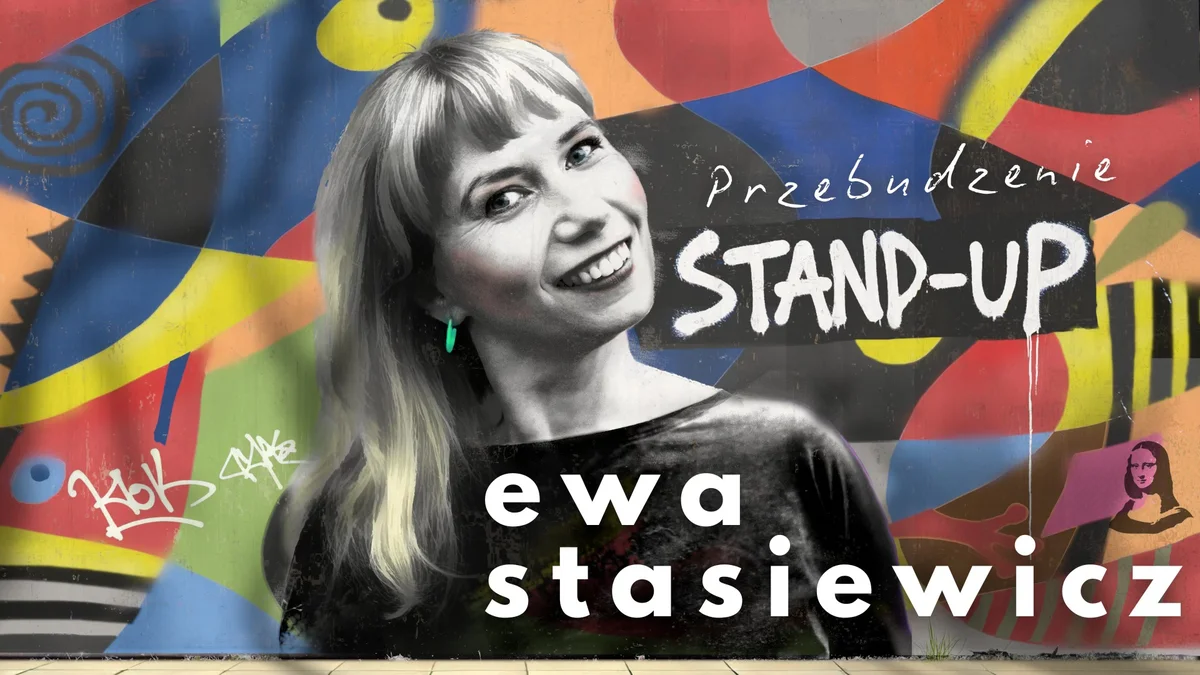 Grafika promocyjna wydarzenia Wieczór Stand-up z Ewą Stasiewicz w Zielonej Górze
