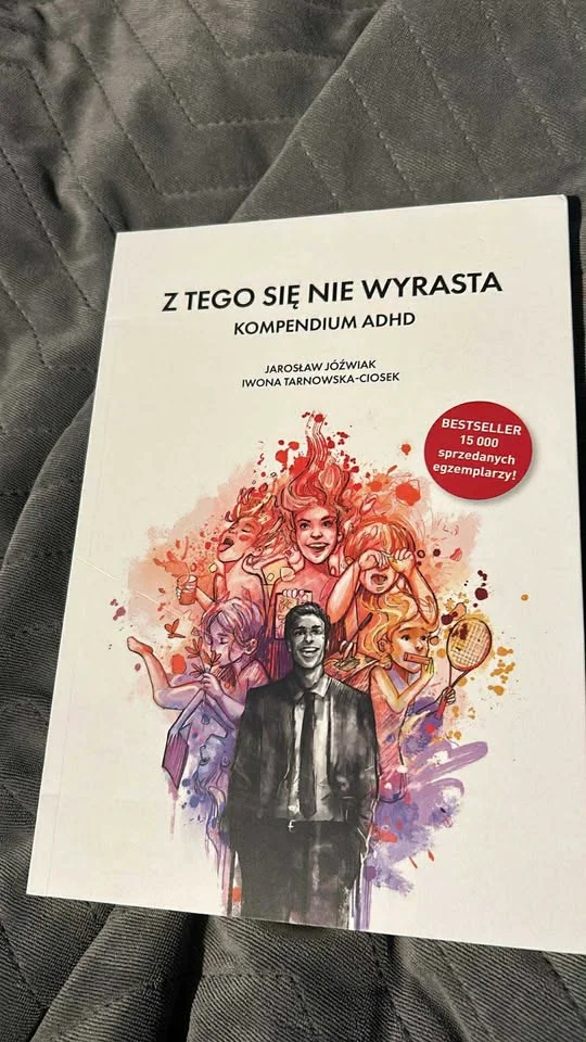 Obrazek przedstawia grafikę promocyjną wydarzenia Nocny Klub Dyskusyjny o ADHD w Zielonej Górze
