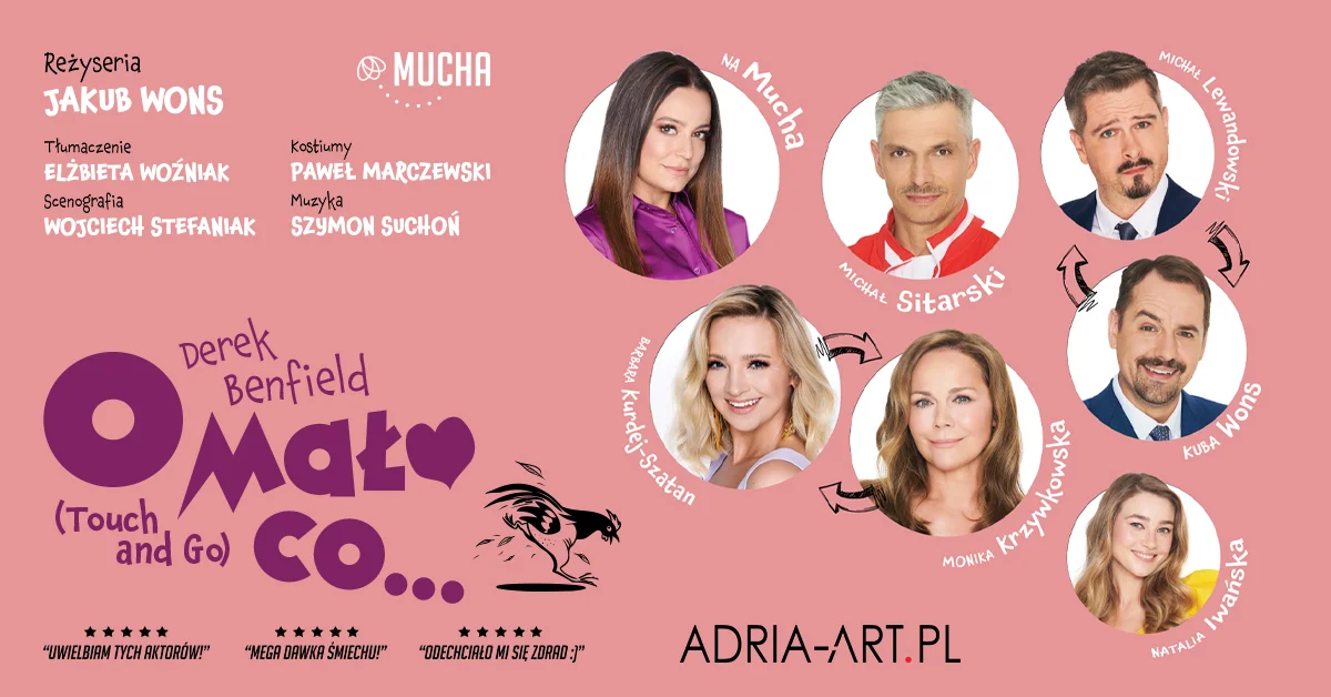 Grafika promocyjna wydarzenia O mało co… w Zielonej Górze