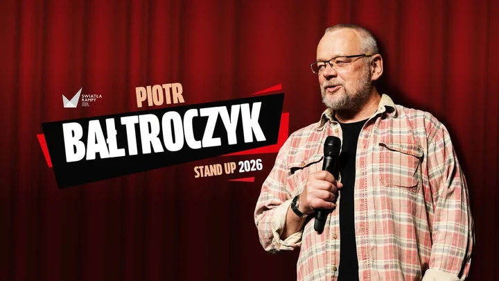 Grafika promocyjna wydarzenia Zielona Góra: Piotr Bałtroczyk — stand-up 2026