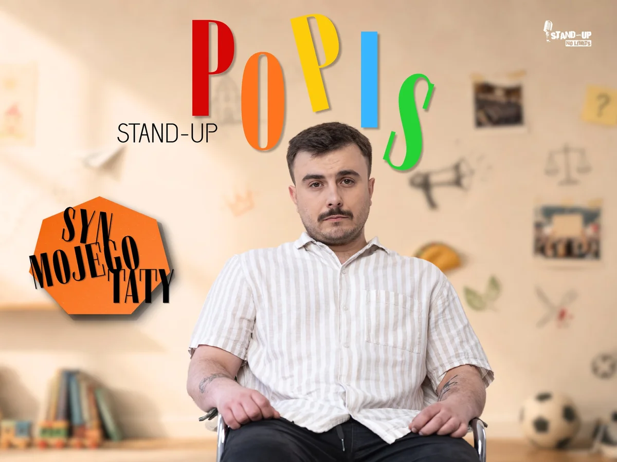 Grafika promocyjna wydarzenia SynMojegoTaty: POPIS na żywo
