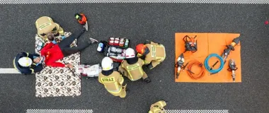 Groźny wypadek na A18 był tylko ćwiczeniem. Służby działały pod presją
