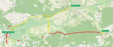 Nocne zamknięcie przejazdu na DK22. Rano kierowców czeka ruch wahadłowy