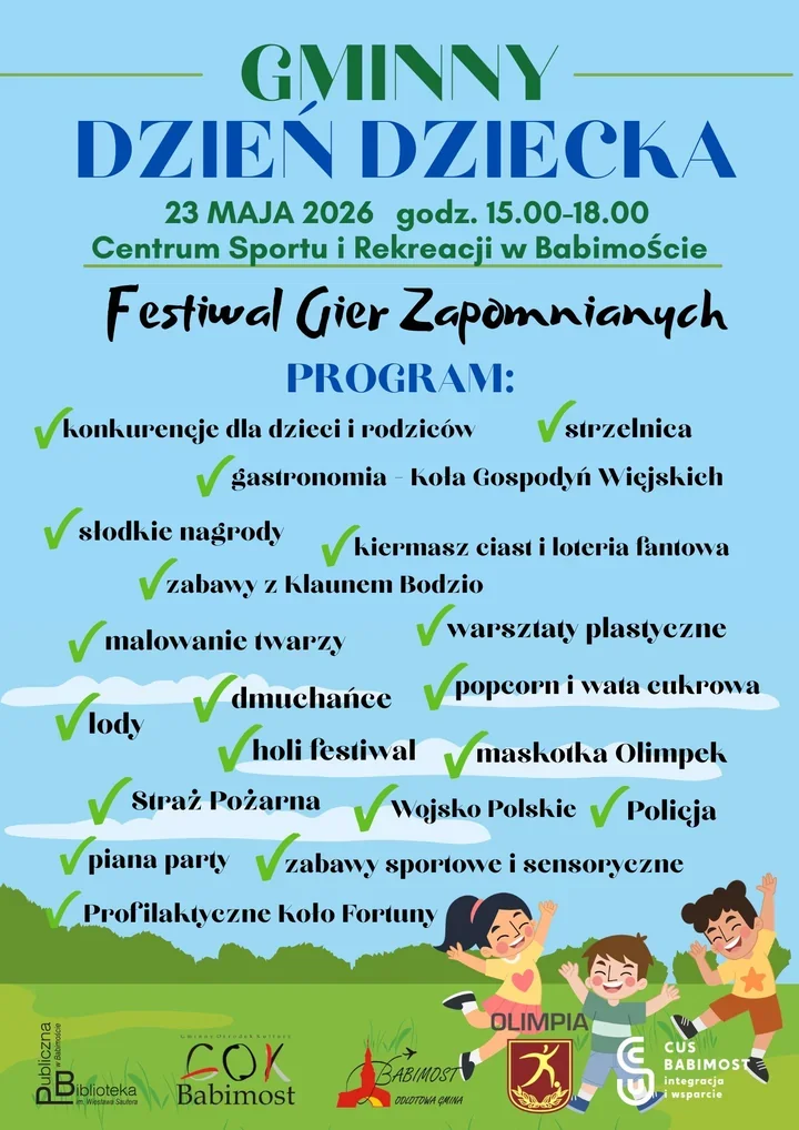 Babimost szykuje rodzinne święto. Piana i kolory HOLI zamkną dzień