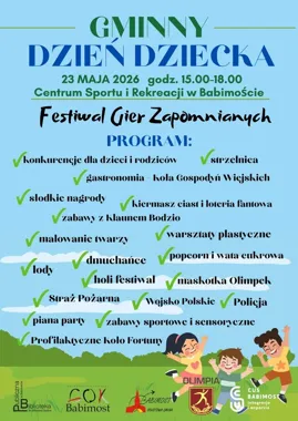 Babimost szykuje rodzinne święto. Piana i kolory HOLI zamkną dzień