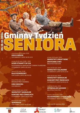 Od potańcówki po rajd rowerowy. Seniorzy z Babimostu mają dwa tygodnie wydarzeń
