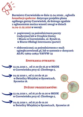 Ruszyły konsultacje nad planem ogólnym gminy Czerwieńsk