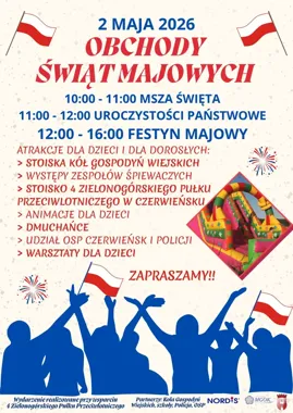 Majówka w Czerwieńsku połączy mszę, uroczystości i rodzinny festyn