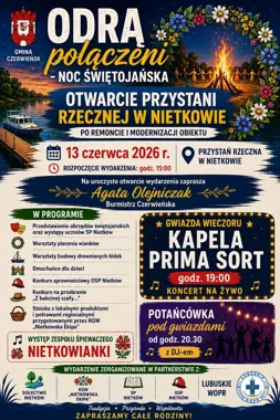 Odrą połączeni – Noc Świętojańska w Nietkowie. Przystań otwiera się po remoncie