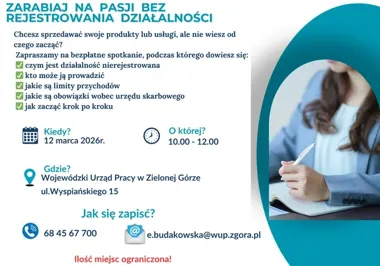 Spotkanie o działalności nierejestrowanej – jak zacząć bez zakładania firmy