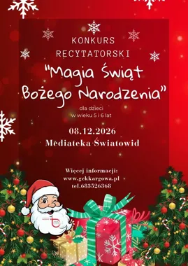 Konkurs recytatorski w Kargowej dla dzieci w wieku pięciu i sześciu lat